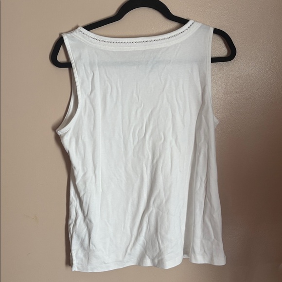 Talbots Classic White Tank Top - Picture 3 of 3